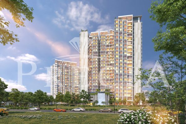 Phối cảnh tổng thể dự án căn hộ chung cư Precia Quận 2 đường Nguyễn Thị Định