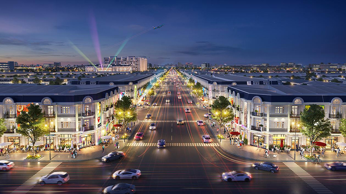 Phối cảnh tổng thể dự án đất nền nhà phố biệt thự Century City Long Thành Đồng Nai
