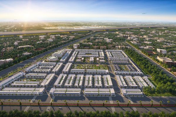 Phối cảnh tổng thể dự án đất nền nhà phố biệt thự Century City Long Thành Đồng Nai