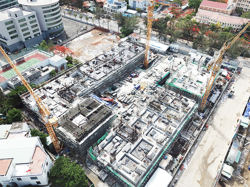 Tiến độ xây dựng dự án căn hộ The Sóng Vũng Tàu tháng 06.2020