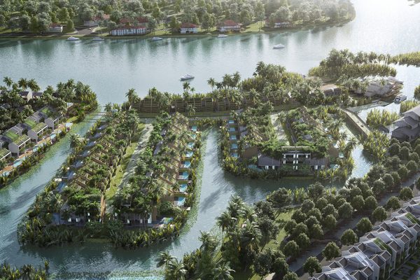 Phối cảnh tổng thể dự án biệt thự Casamia Hội An