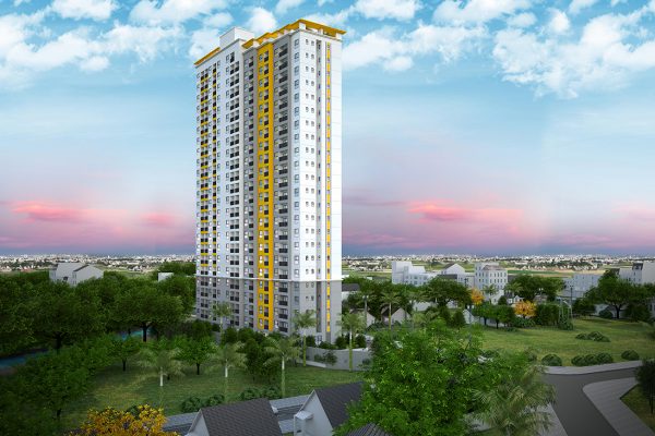 Phối cảnh tổng thể dự án căn hộ chung cư Bcons Bee Bình Dương
