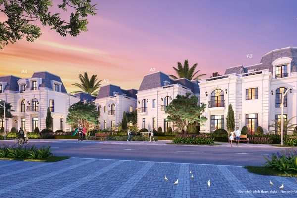 Phối cảnh tổng thể dự án nhà phố biệt thự Ameile Villa Phú Mỹ Hưng