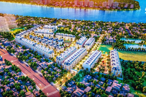 Phối cảnh tổng thể dự án nhà phố biệt thự Ameile Villa Phú Mỹ Hưng