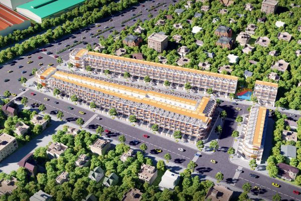 Phối cảnh dự án đất nền Saigon West Broadway Bình T