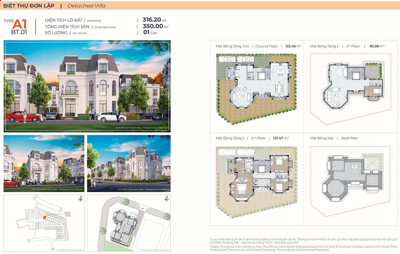 Thiết kế dự án nhà phố biệt thự Ameile Villa Phú Mỹ Hưng