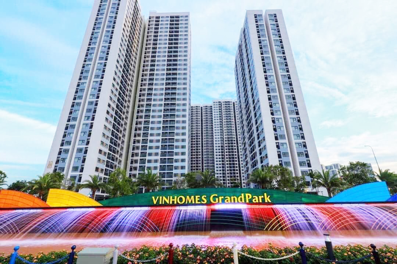 Tiến độ dự án căn hộ chung cư Vinhomes Grand Park Quận 9 chủ đầu tư VinGroup