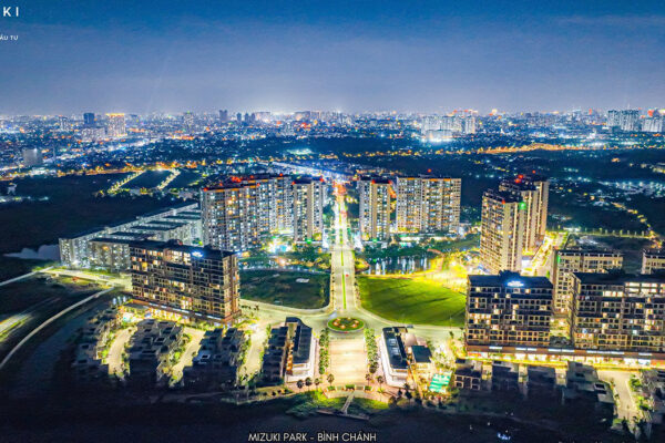 Hình ảnh thực tế dự án căn hộ chung cư Mizuki Park Bình Chánh