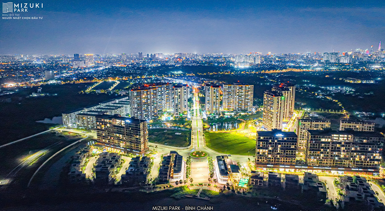 Hình ảnh thực tế dự án căn hộ chung cư Mizuki Park Bình Chánh