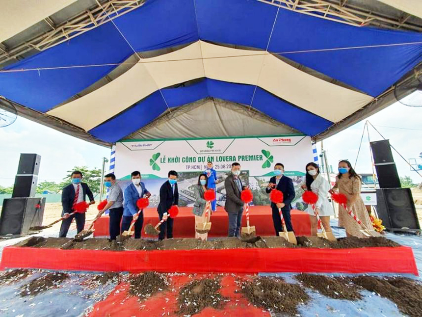 Lễ khởi công dự án nhà phố Lovera Premier Bình Chánh ngày 25/08/2020