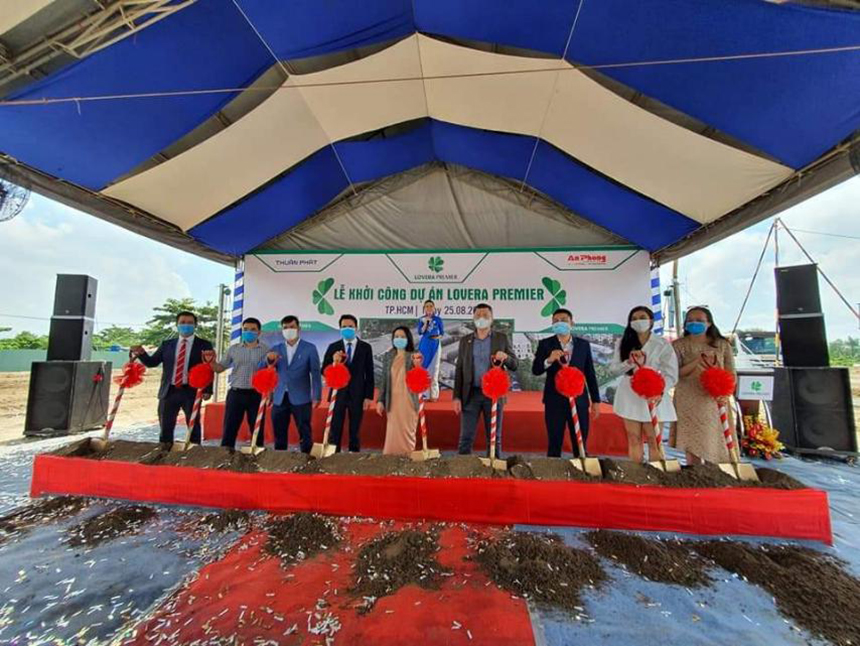 Lễ khởi công dự án nhà phố Lovera Premier Bình Chánh ngày 25/08/2020