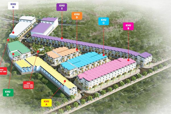 Mặt bằng dự án nhà phố chung cư Champaca Garden Dĩ An Bình Dương