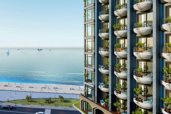 Phối cảnh tổng thể dự án căn hộ condotel Oyster Gành Hào đường Trần Phú Vũng Tàu