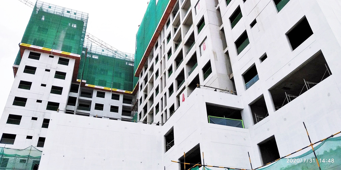 Tiến độ xây dựng dự án căn hộ Charm City Bình Dương tháng 8.2020