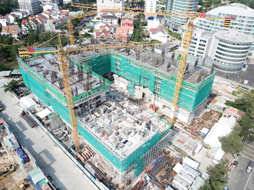 Tiến độ xây dựng dự án căn hộ The Sóng Vũng Tàu tháng 09.2020
