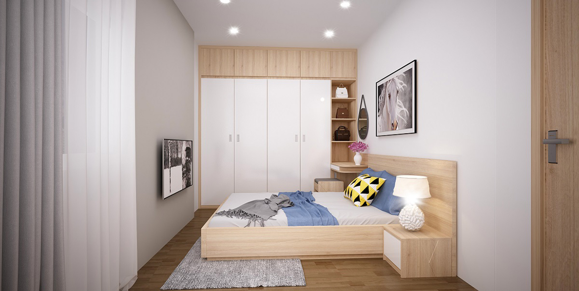 Nhà mẫu căn hộ 01 phòng ngủ dự án chung cư Legacy Central Bình Dương chủ đầu tư Kim Oanh Group