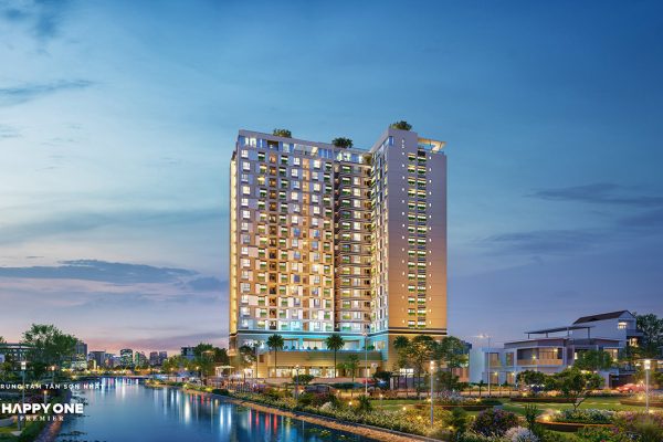 Phối cảnh tổng thể dự án căn hộ chung cư Happy One Premier Quận 12