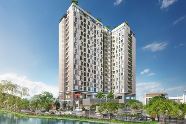 Phối cảnh tổng thể dự án căn hộ chung cư Happy One Premier Quận 12