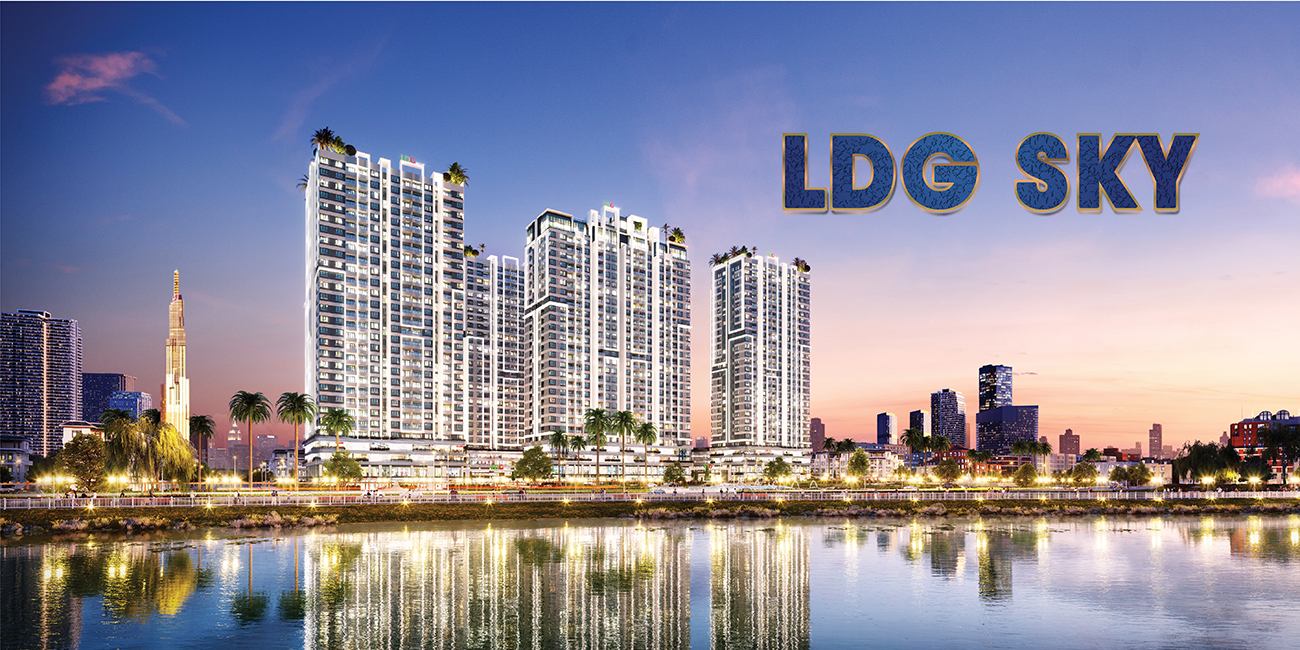 Phối cảnh tổng thể dự án căn hộ chung cư LDG Sky Bình Dương chủ đầu tư LDG Group