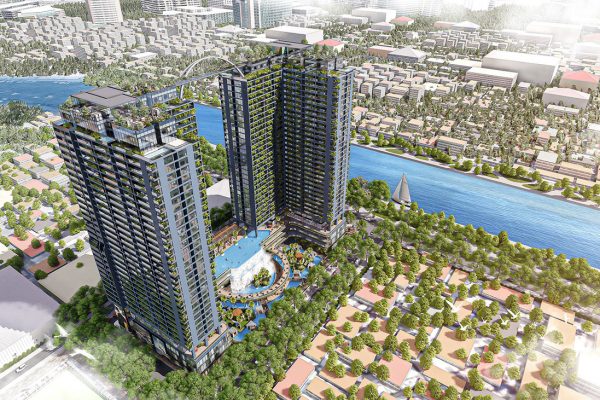 Phối cảnh dự án căn hộ chung cư sunshine Horizon quận 4 đường Tôn Thất Thuyết