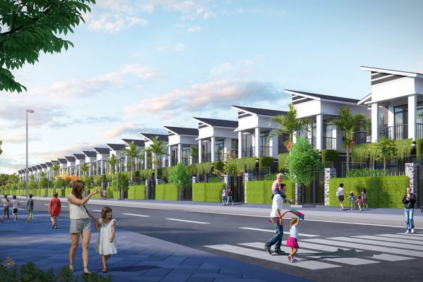Phối cảnh tổng thể dự án đất nền nhà phố Tân Phú Garden Đồng Nai