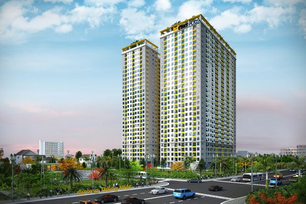 Phối cảnh tổng thể dự án căn hộ chung cư Bcons Plaza Bình Dương