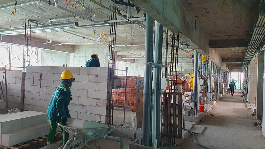 Tiến độ xây dựng dự án căn hộ The Sóng Vũng Tàu tháng 10.2020
