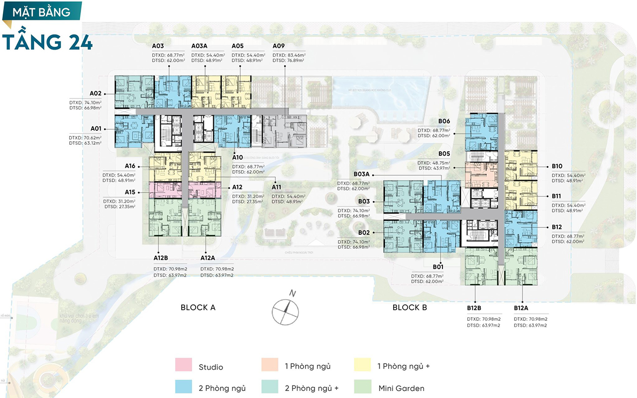 Mặt Bằng Dự án Căn Hộ Chung Cư D Aqua Bến Bình Đông Quận 8