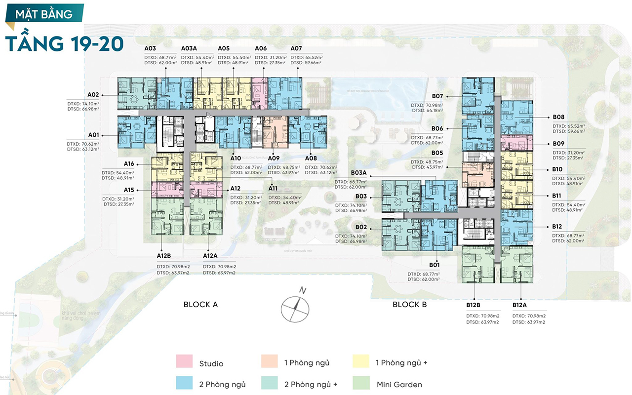 Mặt Bằng Dự án Căn Hộ Chung Cư D Aqua Bến Bình Đông Quận 8