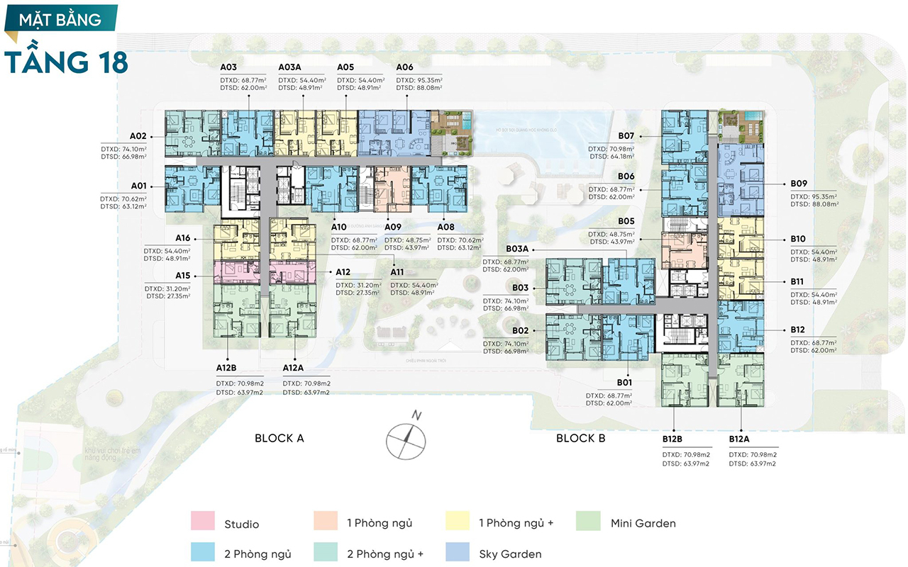 Mặt Bằng Dự án Căn Hộ Chung Cư D Aqua Bến Bình Đông Quận 8