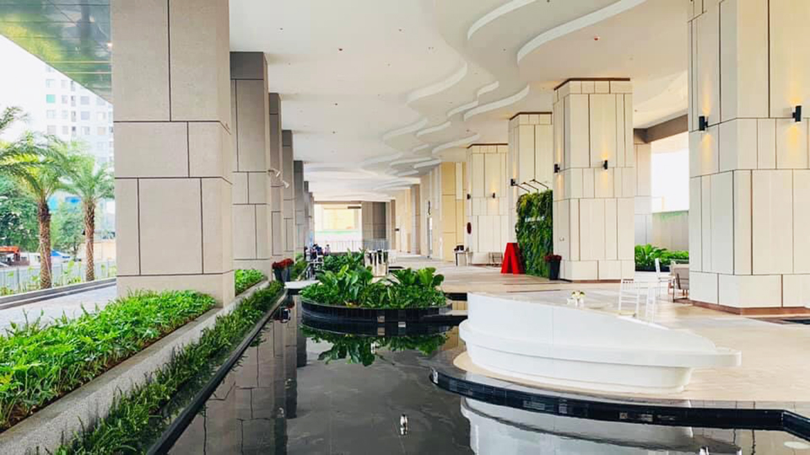 Không gian tiện ích siêu sảnh đón tầng trệt dự án căn hộ chung cư River Panorama Quận 7 chủ đầu tư An Gia Tiện ích dự án căn hộ chung cư River Panorama Quận 7 đường Hoàng Quốc Việt chủ đầu tư An Gia