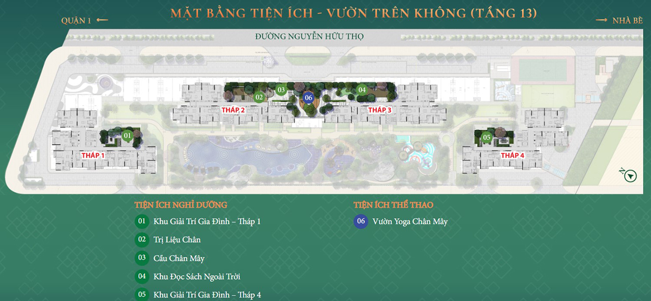 Mặt bằng căn hộ chung cư dự án Celesta Heights đường Nguyễn Hữu Thọ chủ đầu tư Keppel Land