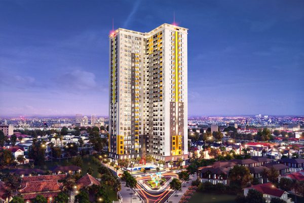 Phối cảnh tổng thể dự án căn hộ chung cư Bcons Sala Bình Dương
