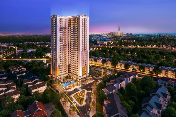 Phối cảnh tổng thể dự án căn hộ chung cư Bcons Sala Bình Dương