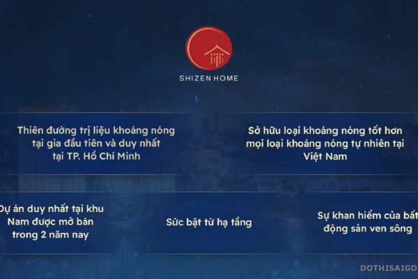 Đặc điểm nổi bật dự án Shizen Home Quận 7