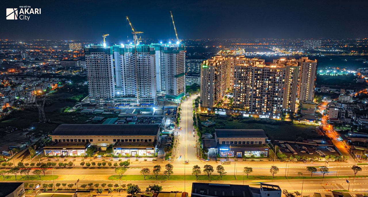 Hình ảnh thực tế dự án căn hộ chung cư Akari City Bình Tân
