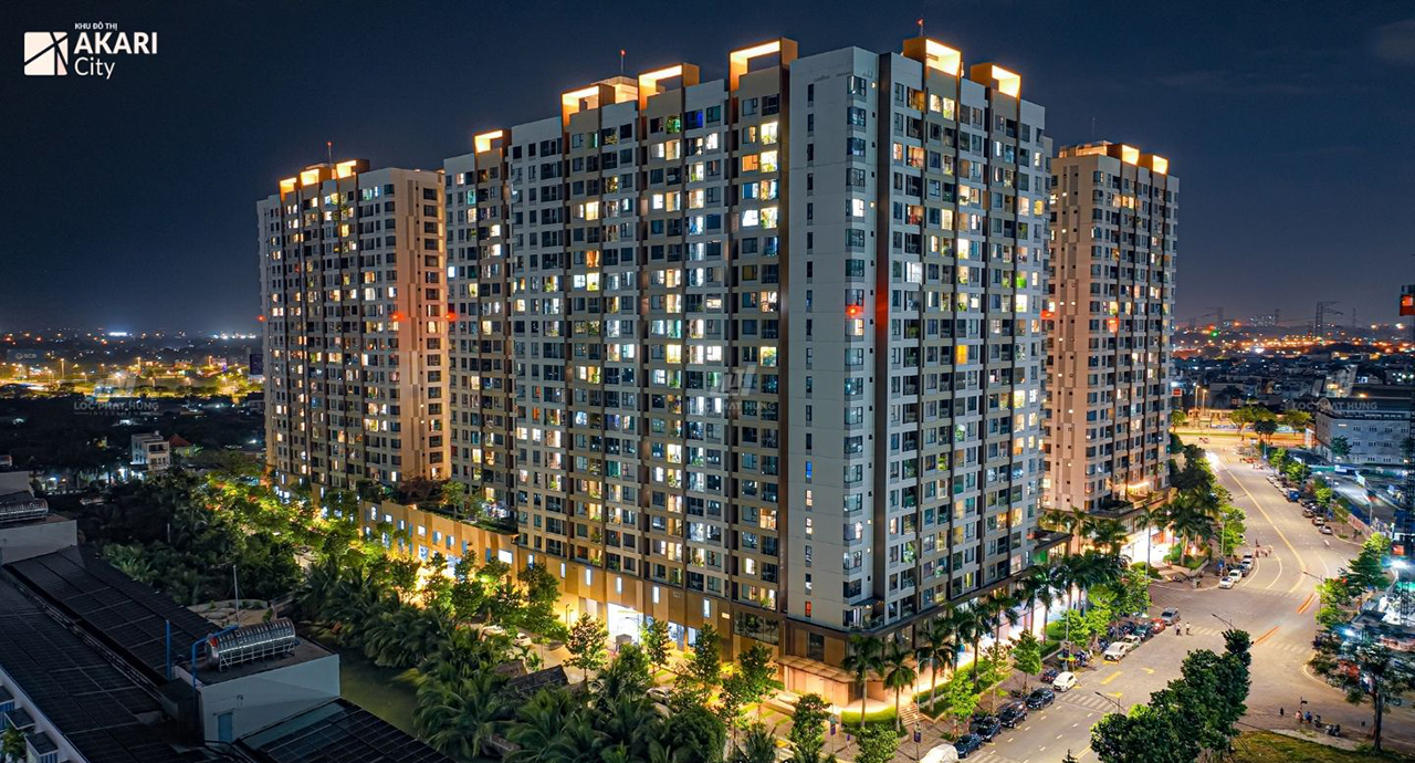 Hình ảnh thực tế dự án căn hộ chung cư Akari City Bình Tân giai đoạn 1