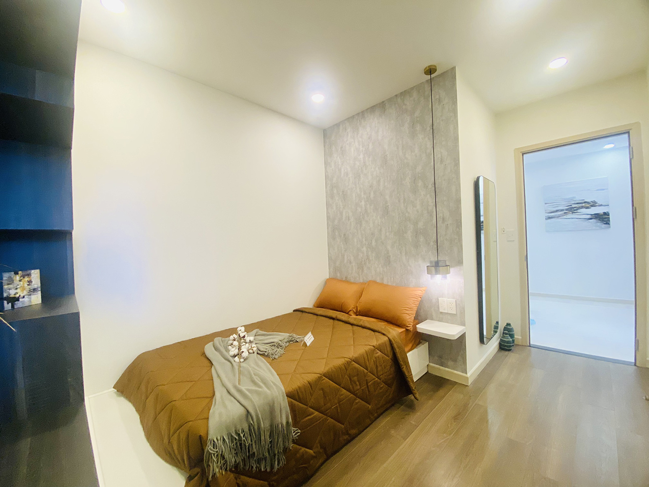Nhà mẫu dự án căn hộ chung cư C River View Thủ Dầu Một Bình Dương 02 phòng ngủ