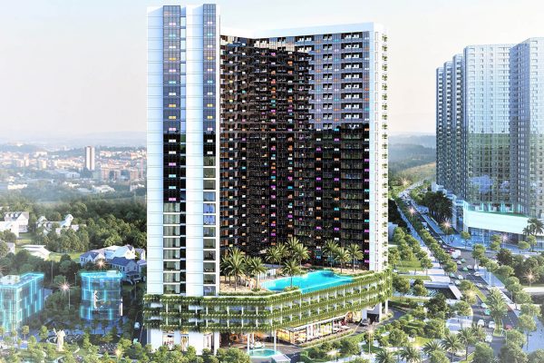Phối cảnh tổng thể dự án căn hộ chung cư Diamond Metropole Biên Hòa đường chủ đầu tư Gotec Land