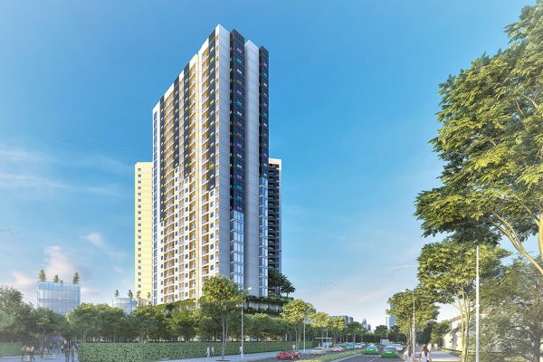 Phối cảnh tổng thể dự án căn hộ chung cư Diamond Metropole Biên Hòa đường chủ đầu tư Gotec Land