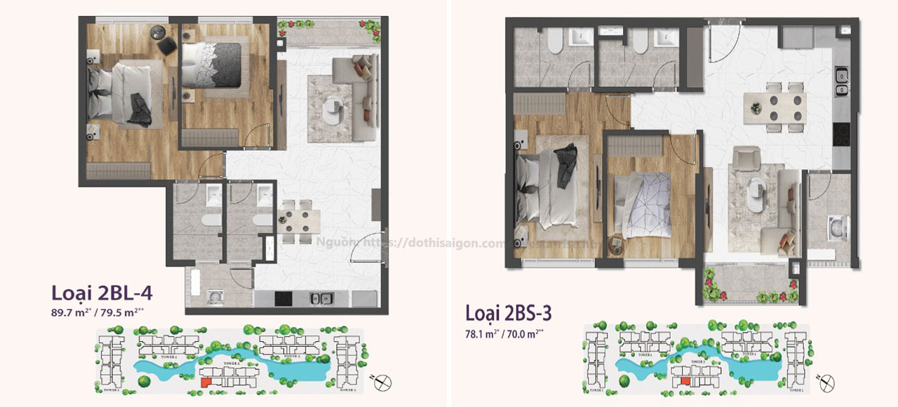 Thiết kế căn hộ chung cư dự án Celesta Rise đường Nguyễn Hữu Thọ chủ đầu tư Keppel Land