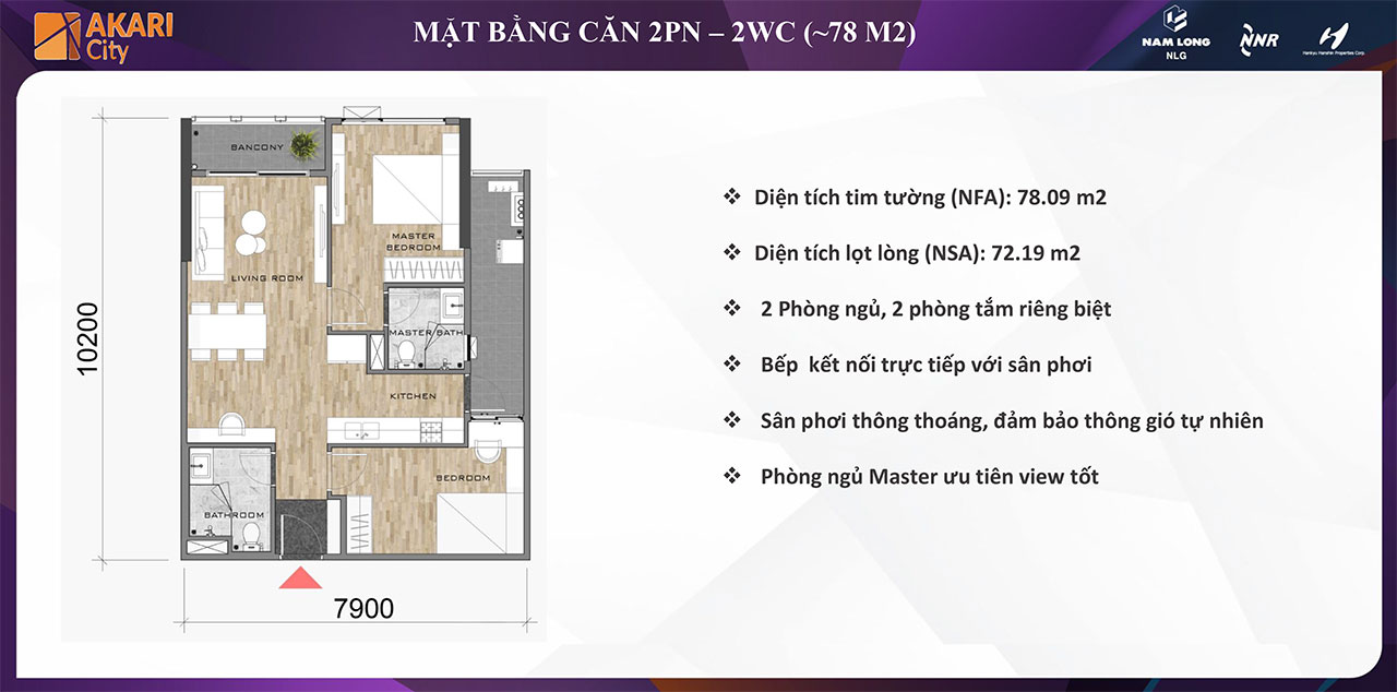 Thiết kế dự án căn hộ chung cư Akari City Bình Tân
