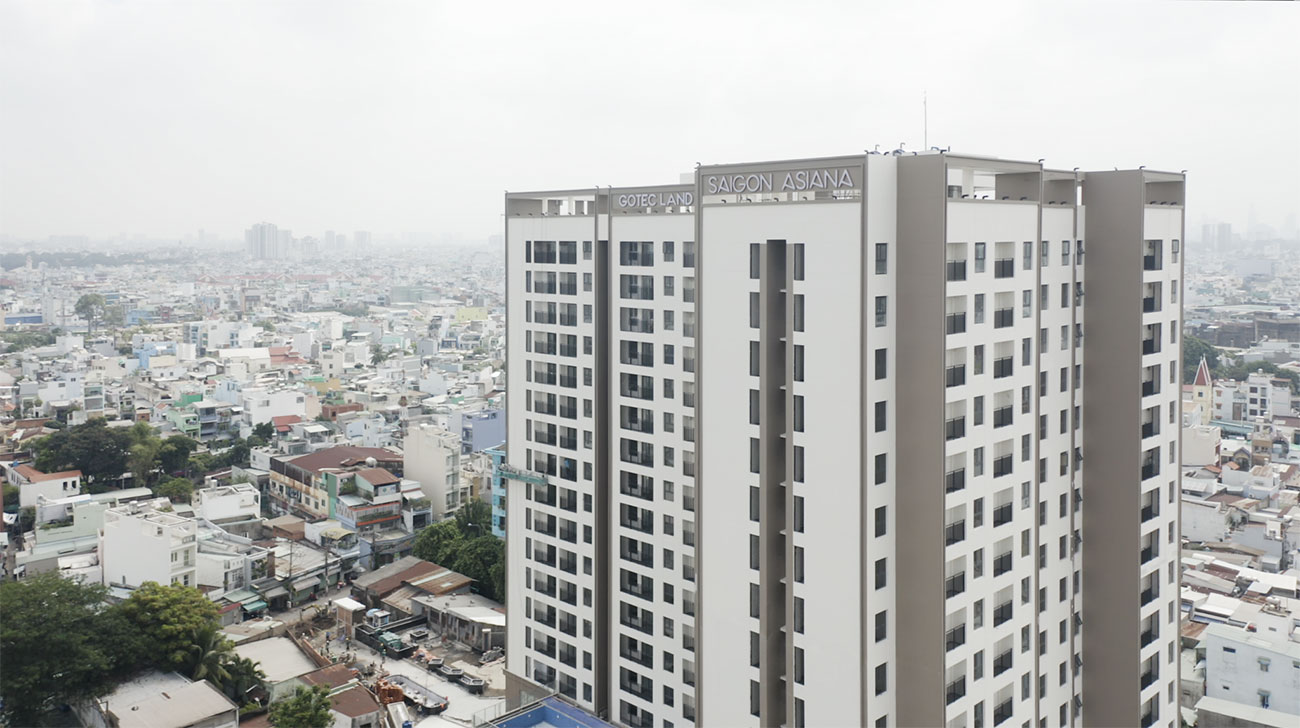 Tiến độ xây dựng dự án căn hộ Saigon Asiana Quận 6 tháng 06/2021