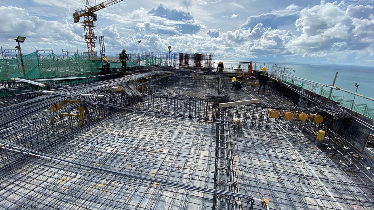 Tiến độ xây dựng dự án căn hộ The Sóng Vũng Tàu tháng 06.2021