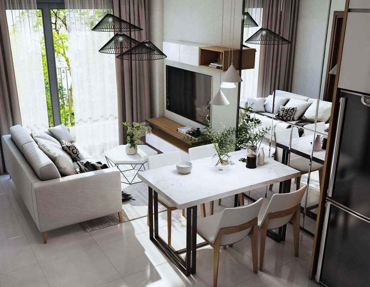Nhà mẫu dự án Bcons Polygon Dĩ An