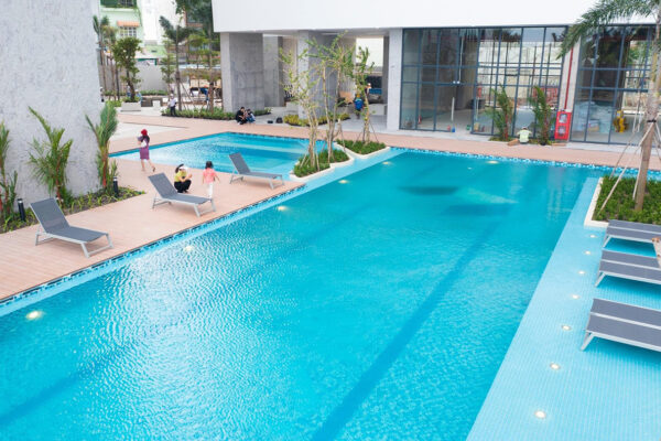 Hình ảnh thực tế tổng thể dự án căn hộ chung cư C Sky View Thủ Dầu Một Bình Dương