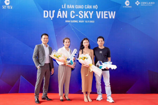 Hình ảnh thực tế tổng thể dự án căn hộ chung cư C Sky View Thủ Dầu Một Bình Dương