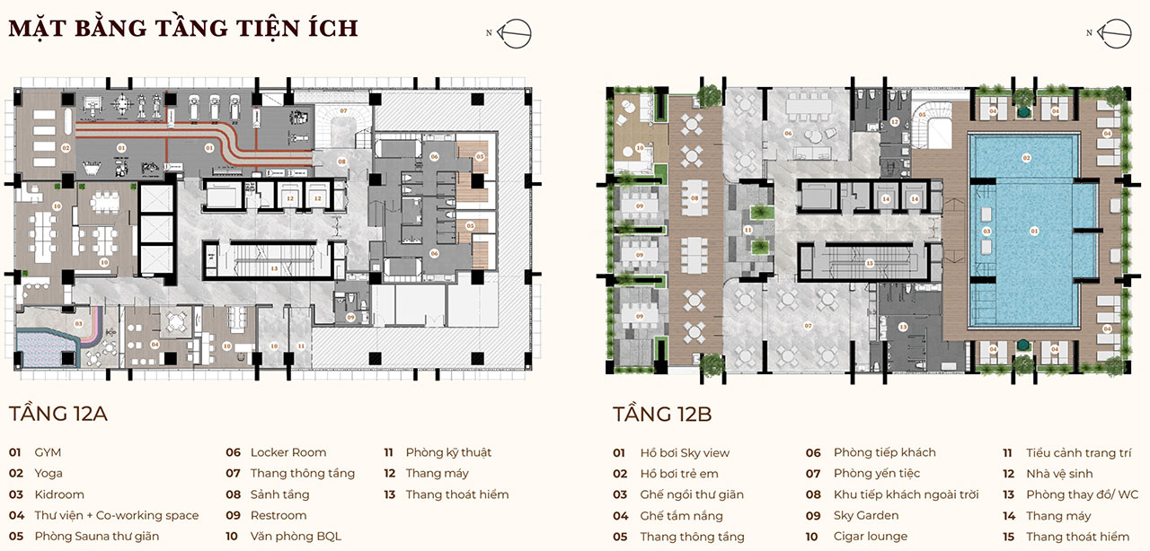 Mặt bằng thiết kế dự án căn hộ hạng sang Kiều by KITA Group Quận 5