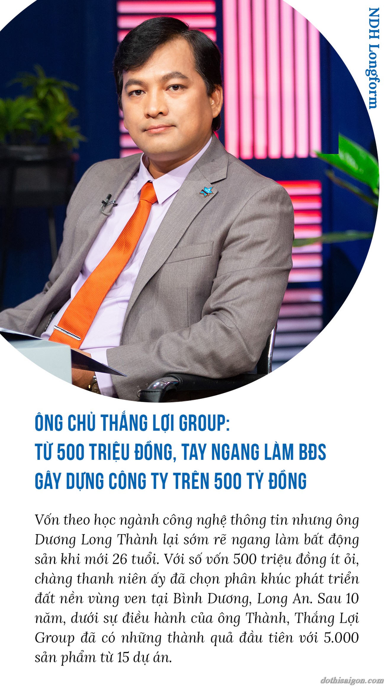 Chân dung chủ tịch Thắng Lợi Group