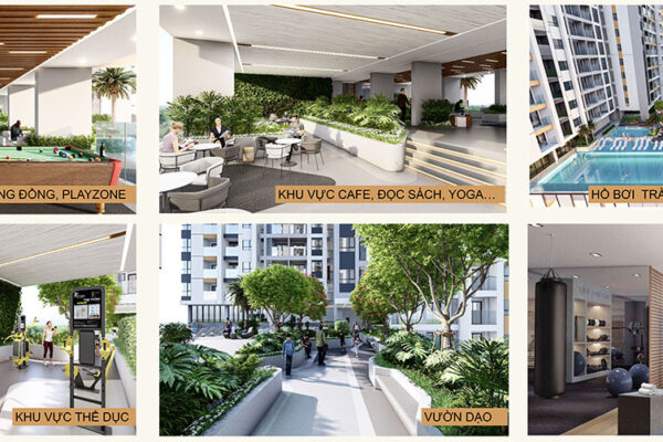 Tiện ích thực tế căn hộ chung cư dự án Moonlight Avenue đường Đặng Văn Bi Thủ Đức